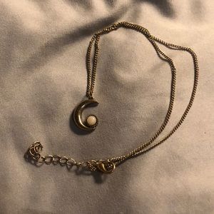 Half moon necklace